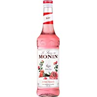Los mejores  - Monin Rose (sin alcohol) - 3 Paquetes de 3 x 233.33 ml - Total: 2100 ml